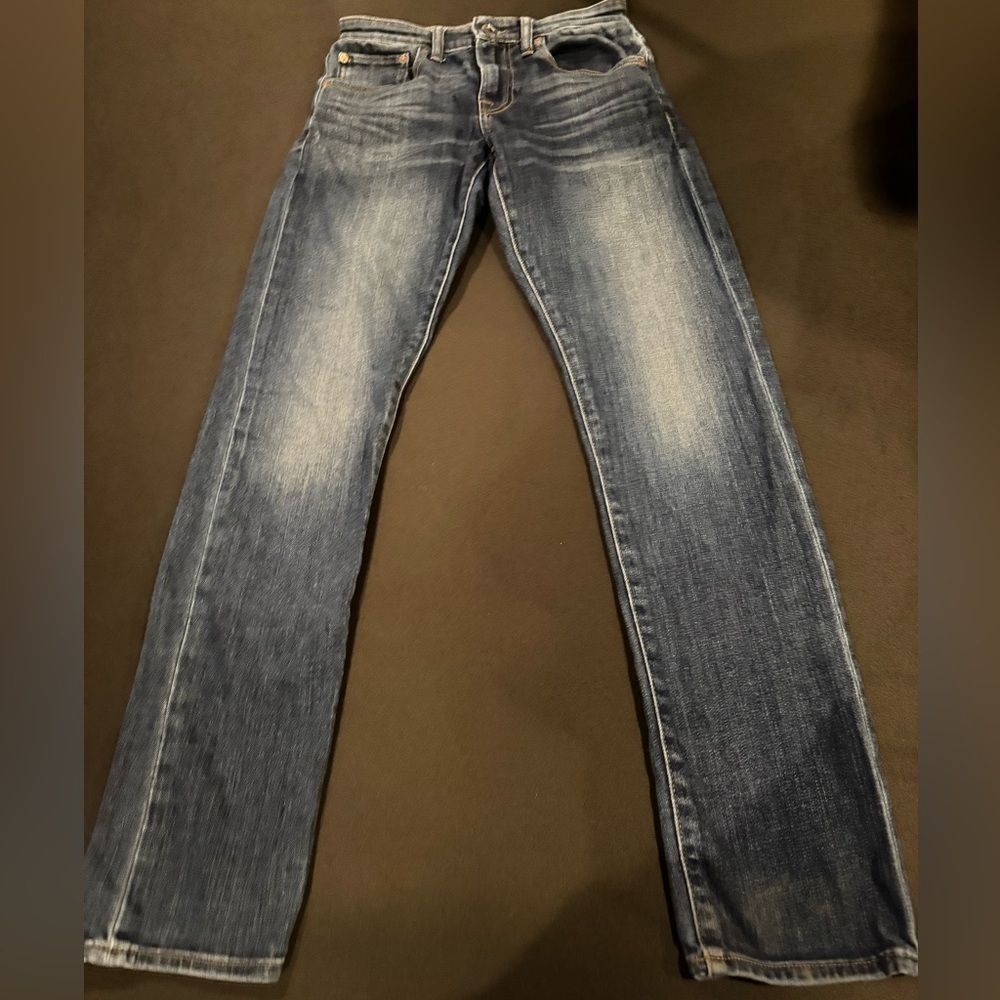 Lucky Brand Men's Dark Wash Straight Jeans Minimalist Classic Boho Vintage